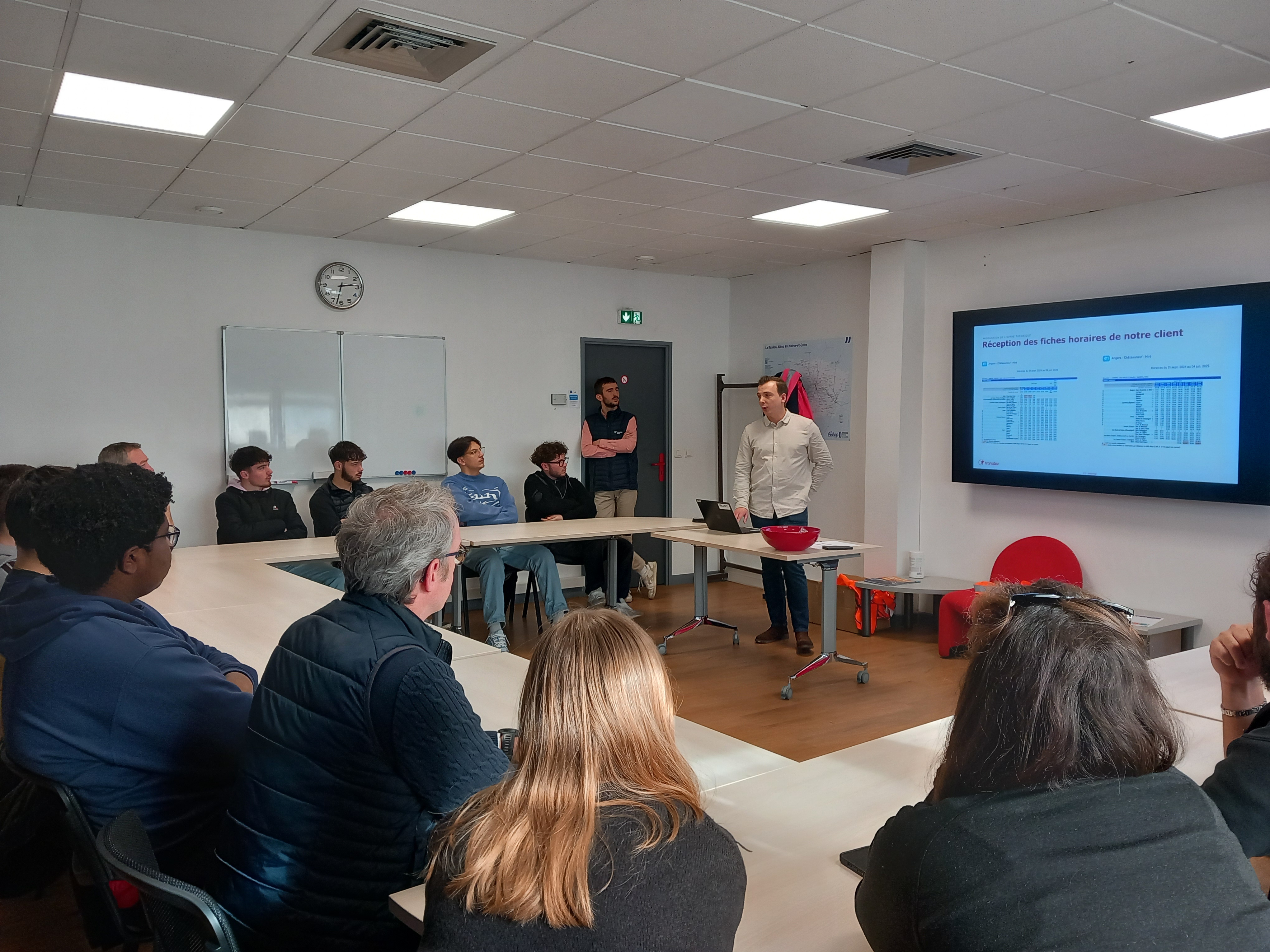 Accueil de groupes scolaires sur notre site des Ponts-de-Cé au Made In Angers