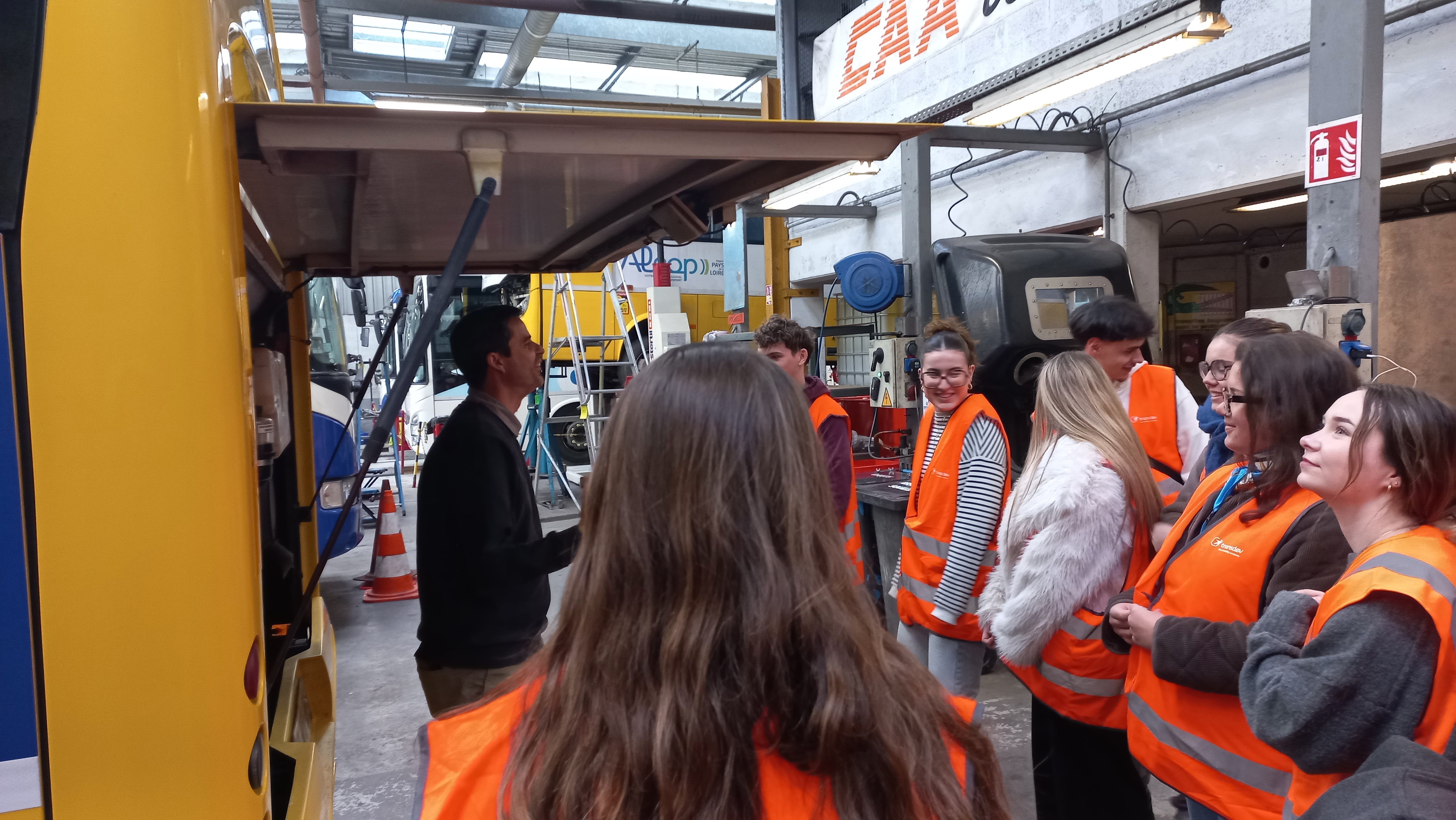 Accueil de groupes scolaires sur notre site des Ponts-de-Cé au Made In Angers