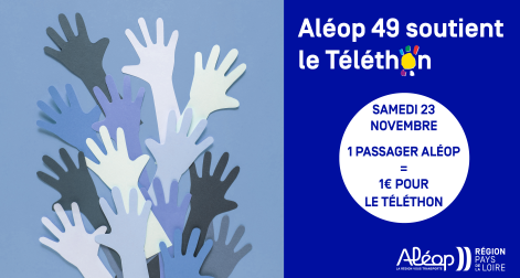 Réseau Aléop : Soutenez le Téléthon 2024