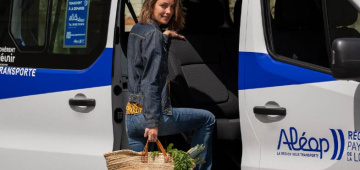 Transport à la demande avec Aléop en Maine-et-Loire